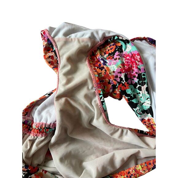 Kenneth Cole Reaction Women's Plus Size 2X Bikini Bottom Floral Abstract NWOT - Picture 6 of 9